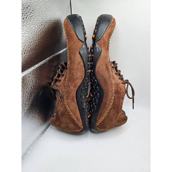 Men's Wolverine iCS Weston Lace-Up Shoes Leather Brown Size 9.5M W05557‎ - Picture 3 of 6